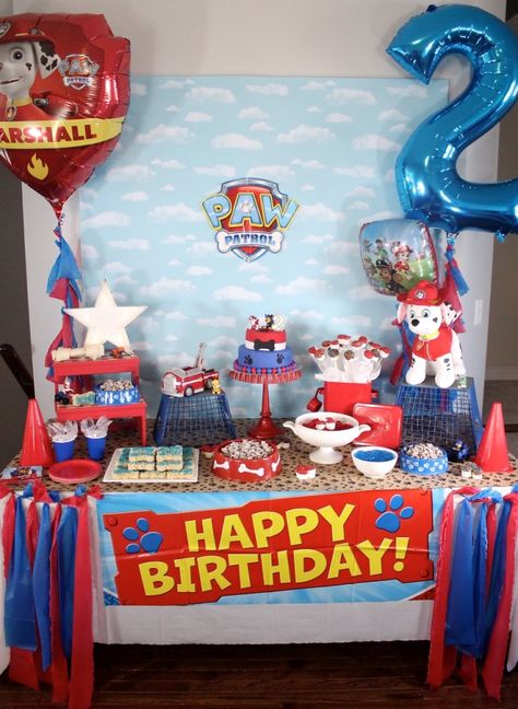 Paw Patrol Birthday Party | Amidst the Chaos Paw Patrol Birthday Ideas, Paw Patrol Party Ideas, Birthday Paw Patrol, Paw Patrol Birthday Theme, Anniversaire Diy, 3rd Birthday Ideas, Paw Patrol Cake, Paw Patrol Birthday Party, Patrol Party