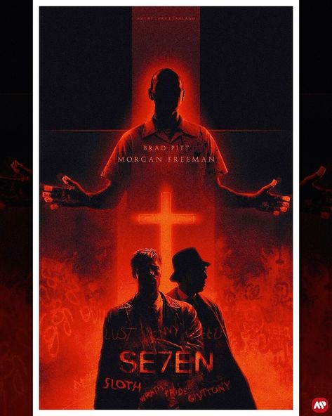 AlternativeMoviePosters.com on Instagram: “🎨ARTIST: Luke @horrorposterarts What's in the box?... "Se7en" AMP by Luke @horrorposterarts - ➡️ SUBMIT POSTERS (LINK IN BIO) - 😎 FOLLOW:…” Se7en 1995, Film Seven, Vintage Films, Action Movie Poster, Film Poster Design, David Fincher, Movie Poster Wall, Horror Posters, Movie Posters Design