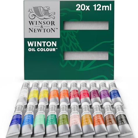 Oil Paint Set, Oil Colour, Colour Set, Oil Color, Titanium White, Color Paint, Crafting Materials, Winsor & Newton, Oil Paints