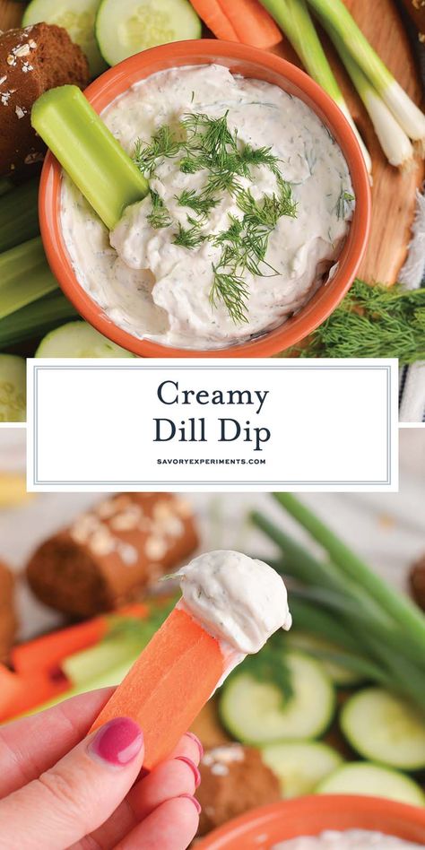 Dill Dip Recipe Sour Cream, Fresh Dill Dip Recipe, Fresh Dill Dip, Dill Dip Recipe, Dill Dip Recipes, Salmon Dip Recipes, Roasted Eggplant Dip, Sour Cream Dip, Dill Dip