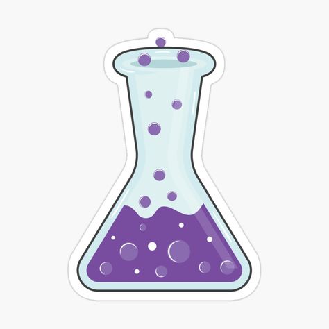 Physics Stickers Aesthetic, Chemistry Stickers, Cartoon Props, Purple Stickers, Science Decor, Science Birthday, Class Displays, Science Stickers, Science Background