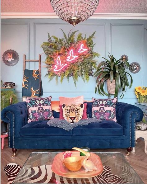 Our Old House | “Happy Monday” if there ever was such a thing lol 😂 | Facebook Party House Aesthetic, Quirky Office, Sherwood Forest, Rental Space, Maximalist Decor, Modern Retro, Event Space, Space Design, Happy Monday