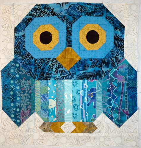 Owl Quilt Pattern, Bird Quilt Blocks, Owl Quilts, Owl Quilt, Block Quilts, Farm Quilt, Modern Baby Quilt, Pieced Quilts, Month Of June