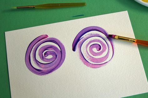 Painting Swirly Flowers with a Simple Technique | Make and Takes Paint Edger, Combining Colors, Painting Simple, Paint And Sip, Acrylic Flowers, Painting Lessons, Flower Art Painting, Simple Flowers, Painting Art Projects