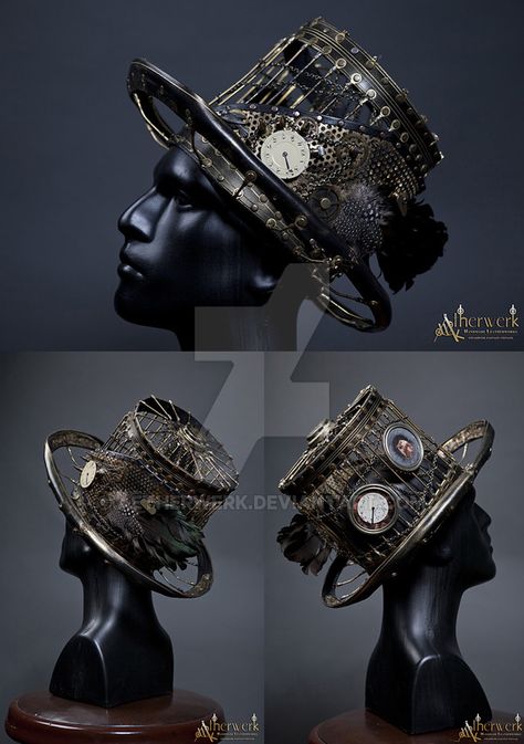 Steampunk Crown, Steampunk Headpiece, Steampunk Gas Mask, Steampunk Projects, Steampunk Hats, Victorian Halloween, Steampunk Stuff, Steampunk Hat, Punk Inspiration