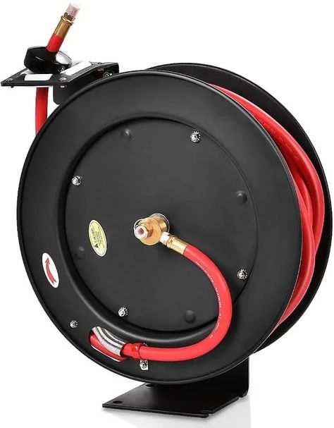 5 Best Air Hose Reel (Comprehensive Buying Guide) Air Compressor Hose Reel, Air Hose Reel, Retractable Hose, Led House, Roller Design, Rubber Hose, Hose Reel, Creative Arts And Crafts, Electric Tools