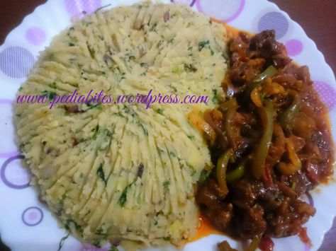 SPICY MASHED MATOKE – PEDIABITES Kenyan Food, Water Drain, Cumin Seeds, Chilli Flakes, Mouth Watering, Onions, Garlic Cloves, Drain, Snacks