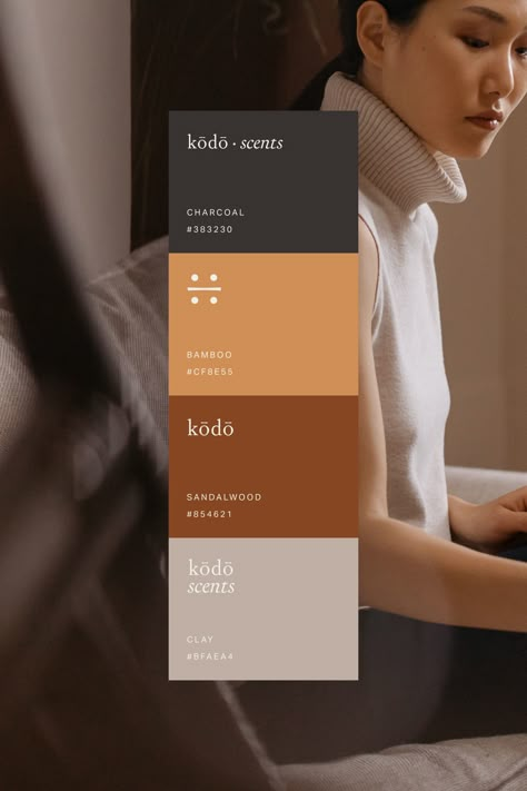 Fragrance Color Palette, Portfolio Design Color Palette, Tranquility Color Palette, Creative Website Design Inspiration Color Schemes, Portfolio Website Color Palette, Japandi Color Palette 2024, Color Palette Japandi, Luxury Clothing Branding, Japandi Branding