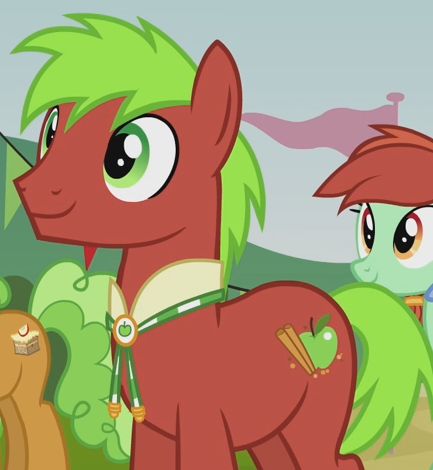 Red and green Apple stallion Cinnamon Crisp, Mlp Background, Sprinkle Medley, Crisp Apple, Mlp Oc, Mlp Characters, Cutie Mark, Princess Celestia, Mlp Pony