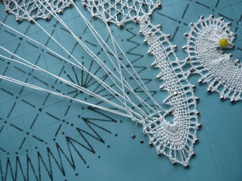 Dentelle en Fleuri de Bruges - Site de chezraymonde ! Bobbin Lace Tutorial, Hairpin Lace Crochet, Bruges Lace, Bobbin Lacemaking, Bobbin Lace Christmas, Lace Trees, Hairpin Lace, Etsy Diy, Point Lace