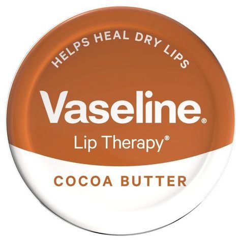 Vaseline Cocoa, Vaseline Cocoa Butter, Cocoa Butter Lip Balm, Vaseline Petroleum Jelly, Lip Balm Tin, Lips Essentials, Dry Cracked Lips, Vaseline Jelly, Vaseline Lip Therapy