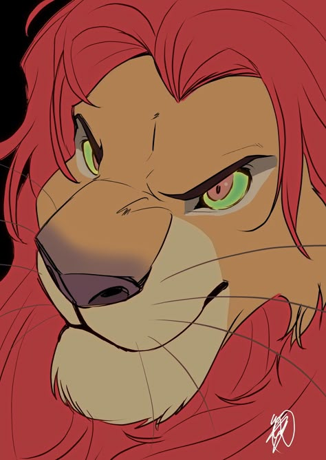 Kimba The White Lion Fanart, Simba Fanart, The Lion King Fanart, Lion King Fanart, Lion King Oc, Lion King Images, Anime Lion, Kimba The White Lion, Sick Drawings