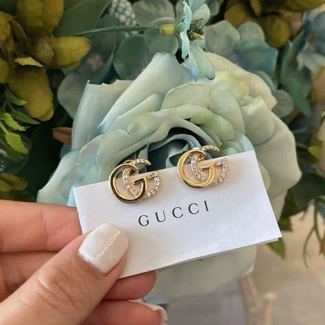 Gucci Earrings, Expensive Jewelry Luxury, Gucci Jewelry, Luxe Jewelry, Luxury Earrings, Dope Jewelry, Dior Jewelry, Jewelry Fashion Trends, Girly Accessories