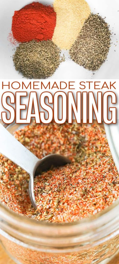 Ranch Seasoning Mix Recipes, Season Steak Recipes, Ranch Seasoning Recipes, Rice Seasoning, Homemade Dry Mixes, Homemade Ranch Seasoning, Steak Rubs, Homemade Spice Mix, Spice Blends Recipes