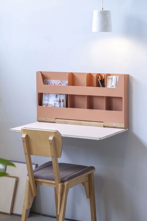 Flip Desk, Wooden Hinges, Small Computer Desk, Metal Storage Racks, Folding Desk, Writing Utensils, Contemporary Apartment, Wall Desk, Best Desk