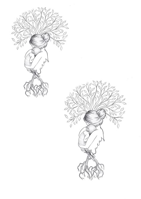 Doula Tattoo Ideas, Tattoo For Mother Meaningful, First Baby Tattoo Ideas Mom, Mom And Baby Tattoo, Motherhood Tattoos Unique, Mutterschaft Tattoos, Mother And Baby Tattoo, Tattoo Main, Motherhood Tattoos