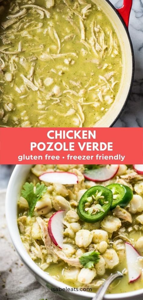 Chicken Pozole Verde, Posole Recipe Chicken, Chicken Pozole Recipe, Pozole Verde Recipe, Chicken Pozole, Posole Recipe, Pozole Verde, Pozole Recipe, Mexican Soup Recipes