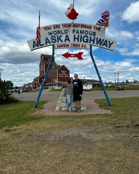 Take the trip of a lifetime and drive the Alaska Highway. This daunting road trip will take you from Canada all the way to Alaska. This complete guide includes a map of all the spots along the Alaska Highway, a fantastic Alaska Highway itinerary, and tips for taking on this road trip! So, what are you waiting for? Alaska Highway, Kenai Fjords, Dawsons Creek, Alaska Travel, Whale Watching, All The Way, Alaska, Road Trip, The Incredibles