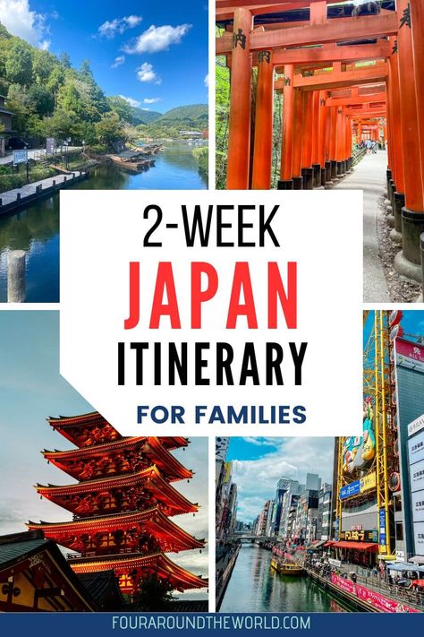 Looking for the ultimate 2 week Japan itinerary? We’ve got you covered with the best Japan itinerary for families! Explore the top places to visit in Japan and tips for an amazing Japan travel itinerary. Whether you’re spending 2 weeks in Japan or planning a shorter stay, our guide makes your trip stress-free. One Week In Japan, 4 Days In Japan, Japan Itinerary With Kids, 2 Week Japan Itinerary, Two Weeks In Japan, Family Trip To Japan, Japan In August, Japan Itinerary 1 Week, 10 Day Japan Itinerary