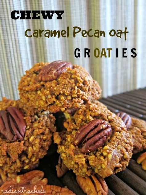 Banana Nut Cookies, Groats Recipe, Iced Gingerbread, Chewy Caramel, Oat Groats, Nut Cookies, Caramel Pecan, Gluten Free Oats, Oatmeal Recipes