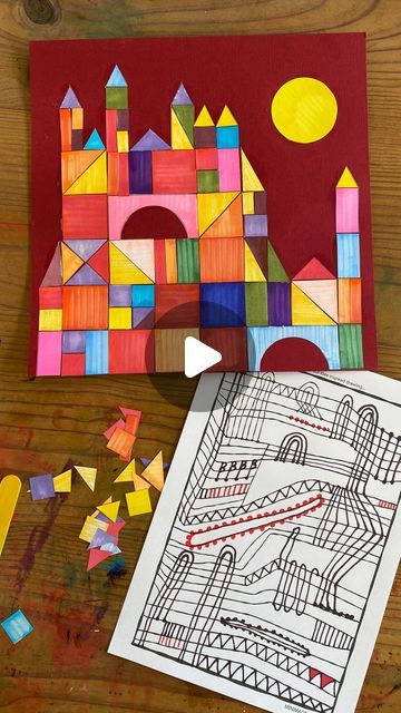 Paul Klee Art Projects For Kids, Art Project 2nd Grade, Paul Klee Art Projects, Artist Inspired Art Projects, Artist Inspired Art, Klee Art, Printable Activity Sheets, Paul Klee Art, Rome Art