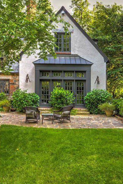 Tudor-style estate sits quietly in heart of Buckhead for $6.5M - Curbed Atlanta Tudor House Exterior, Tudor Style Homes, Casa Exterior, Tudor House, Tudor Style, Cottage Homes, Shade Garden, Bay Window, Future House