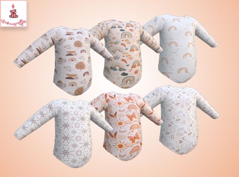 Boho Onesie, Infant Onesies, Sims Baby, Sims 4 Traits, Sims 4 Family, Sims 4 Cc Kids Clothing, Sims Packs, The Sims 4 Pc, Free Sims 4