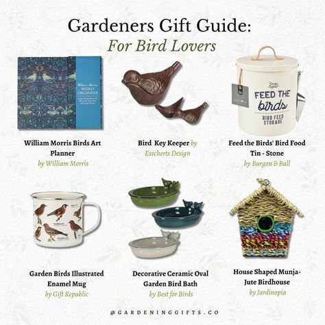 🐦 Gardeners Gift Guide: For Bird Lovers 🐦 Know someone who loves feathered friends? From beautiful bird-themed mugs to charming feeders and baths, these gifts are perfect for bird lovers! 🕊️ Add a touch of nature to their garden or home with these handpicked favourites. 🌿🐦 ✨ Explore more bird-themed treasures on our website! Tag a birdwatcher who would love these! 🐦💚 #GardenersGiftGuide #ForBirdLovers #BirdwatchersParadise Bird Watching Gifts, Bird Bath Garden, Bird Watchers, Bird Food, Beautiful Bird, Bird Garden, Ceramic Decor, Garden Gifts, Bird Lovers