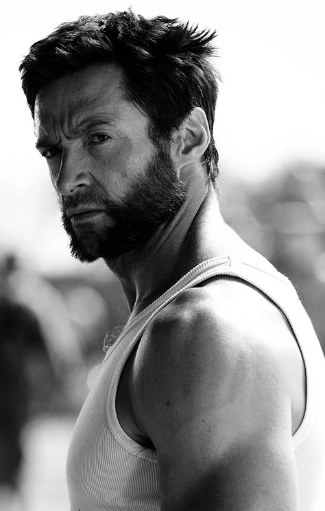 Hugh Jackman Eurythmics Sweet Dreams, Hugh Jackman Logan, Best Beard Styles, Wolverine Art, Wolverine Hugh Jackman, Logan Wolverine, Australian Actors, Wolverine Marvel, X Man