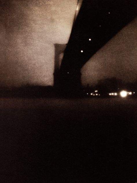 "Brooklyn Bridge" by Edward Steichen.  A beautiful photo of a beautiful bridge. Steichen Photography, Matt Hardy, Edward Steichen, Alfred Stieglitz, History Of Photography, Famous Photographers, Great Photographers, Monochrome Photography, Magazine Photography