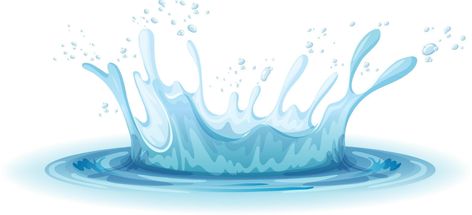 A water splash on white background Splash Water Drawing, Artsy Background, Water Drawing, Water Splash, Bible School, Art References, Art Ideas, Vector Art, Art Reference