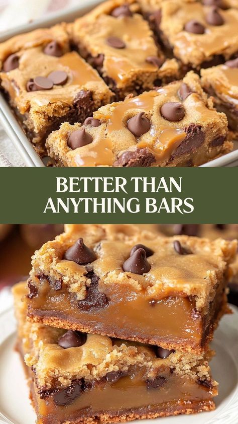 Get ready for the ultimate indulgence with Better Than Anything Bars! Layers of chocolate, caramel, and nuts make this dessert a dream come true. Every bite is pure bliss! 🍫🍯🍪 #BetterThanAnythingBars #DecadentDesserts #UltimateIndulgence #ChocolateCaramelDream #SweetPerfection #DessertLovers #RichAndIrresistible #BakingMagic #TreatYourself #DeliciousLayers 🍪 Chocolate Bar Desserts, Peanut Butter Bars Lunch Lady, Bar Cookies 9x13, Caramel Dessert Bars, Dessert Bars Recipes, Bar Cookies Recipes, Cookie Bars Recipes, Easy Cookie Bars, Caramel Cookie Bars