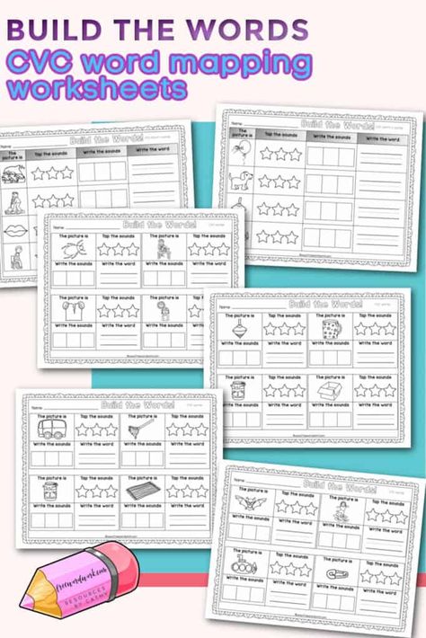 Word Mapping, Word Map, The Science Of Reading, Blends And Digraphs, Reading Curriculum, Map Activities, Cvc Word, Science Of Reading, Kindergarten Centers