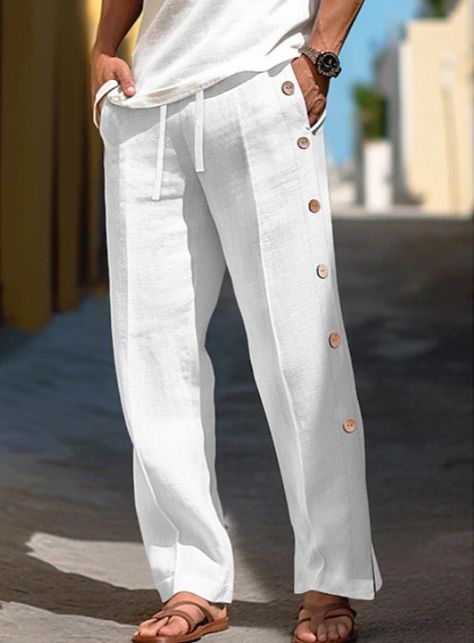 Mens Pants Fashion Casual, Stylish Men Wear, Guys Fashion Casual, Nigerian Men Fashion, Latest African Men Fashion, African Attire For Men, African Shirts For Men, Pants Outfit Men, Classy Outfits Men