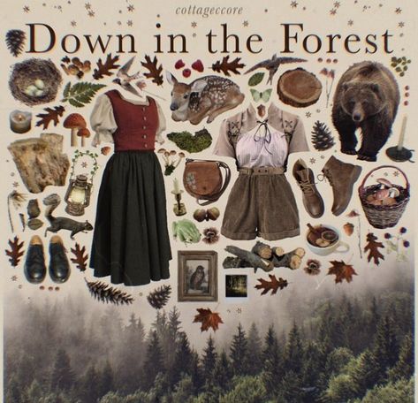 Forestcore Outfit, Goblincore Outfits, Nature Core, Nature Outfits, Lizzie Hearts, Forest Core, Forest Aesthetic, Academia Outfits, Cottagecore Outfits