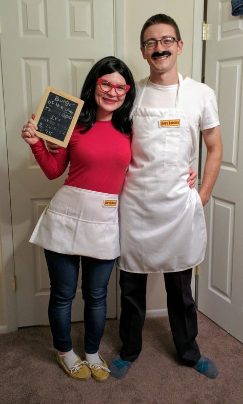 Linda And Bob Belcher Costume, Linda Belcher Costume, Gilmore Girls Halloween Costume, Gilmore Girls Halloween, Bob And Linda Belcher, Bob And Linda, Breaking Bad Costume, Linda Belcher, Girl Group Costume