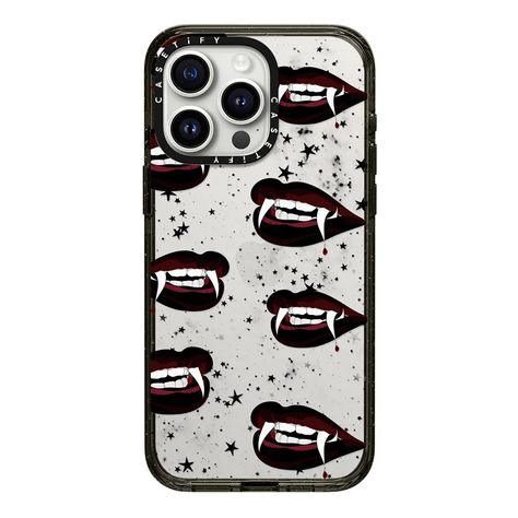 Vampire lips Halloween pattern – CASETiFY Autumn Patterns, Vampire Lips, Monochrome Art, Halloween Pattern, Amazing Gifts, Halloween Patterns, Protective Phone Cases, Iphone 16 Pro, Iphone 16