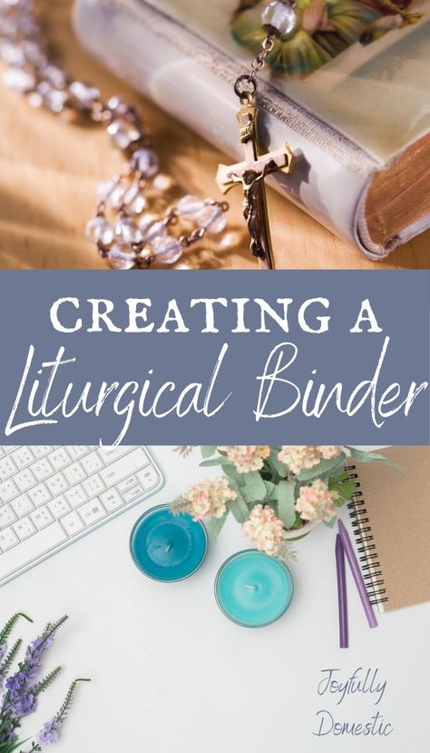 How to create a liturgical binder in your catholic home. Free resources for  planning out a feast days and devotions within your own domestic church. #catholic #planning #liturgy Wedding Churches, Catholic Feast Days, Church Catholic, Catholic Home, Prayer Corner, Catholic Crafts, Free Bible Study, Family Devotions, Catholic Women