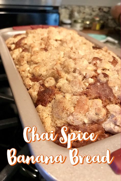 Chai Spice Banana Bread | finding time for cooking Chai Bread Recipe, Spice Banana Bread, Chai Spice Mix, Breakfast Banana, Broma Bakery, Moist Banana Bread, Easy Banana Bread Recipe, Recipe Breakfast, Chai Spice