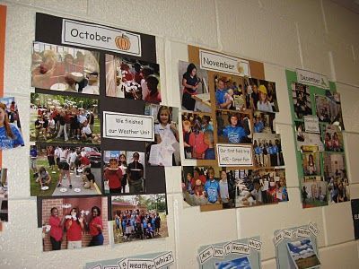 Classroom timeline. I LOVE THIS. Fun idea to put up class pictures and favorite things from the year! SO GREAT! Timeline Display, Classroom Timeline, Bullentin Boards, Hallway Displays, Chalk Talk, Science Notebook, Classroom Strategies, Science Notebooks, Classroom Organisation