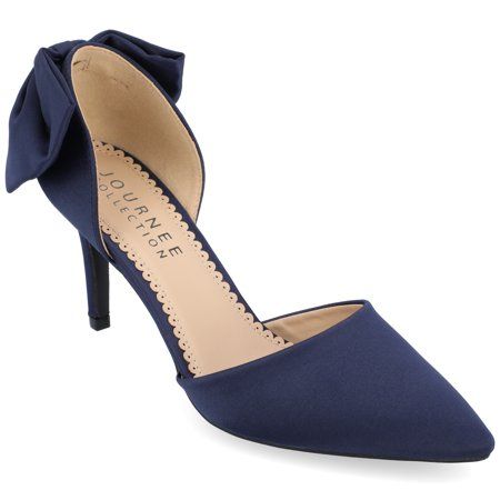 Blue Shoes Heels, Mid Heel Shoes, Mid Heels Pumps, Let You Go, Pumps Heels Stilettos, Blue Pumps, Nude Pumps, Elegant Shoes, Large Bow