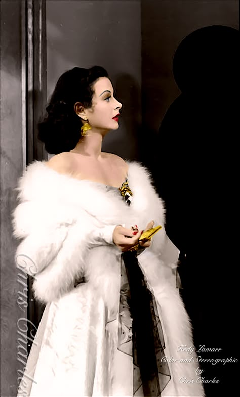 Heddy Lammar, Old Hollywood Women, Old Hollywood Dresses, 1950s Hollywood Glamour, Hedi Lamarr, Old Hollywood Prom, 1940s Glamour, Old Hollywood Dress, 1950s Hollywood