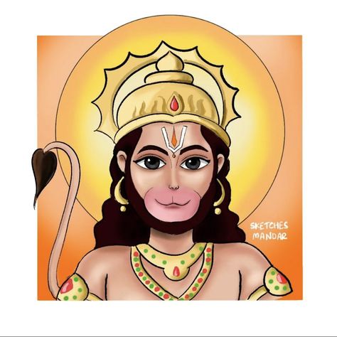 Hanuman Drawing Hanuman Jayanti, Drawings Simple, Drawing Easy, Art Drawings Simple, Easy Drawings, Art Drawings, Drawings, Quick Saves, Art