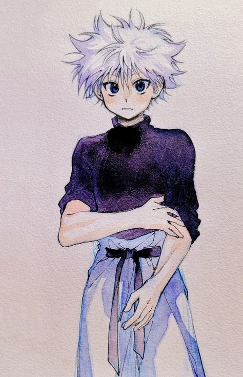 Hunter X Hunter Killua, Hunter Fans, 캐릭터 드로잉, Hunter Anime, Amazing Drawings, Dessin Adorable, Oui Oui, Izuku Midoriya, Best Anime Shows