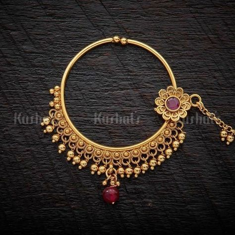 Jodha Nath Design Gold, Gold Nath Designs Indian, Gold Nath, Nose Ring Jewelry, Rajputi Jewellery, Bridal Jewellery Inspiration, Trendy Jewellery, Modern Silver Jewelry, Antique Gold Jewelry Indian