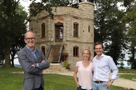 Grand Designs couple are selling their restored 'mini-folly': 200-year-old Dinton Castle for sale for £850k following year-long renovation | Homes and Property | Evening Standard Mini Castle House, Grand Designs Uk, Incredible Houses, Grand Designs Houses, Mini Castle, Larch Cladding, Architecture Program, Tv Documentary, Unusual Buildings