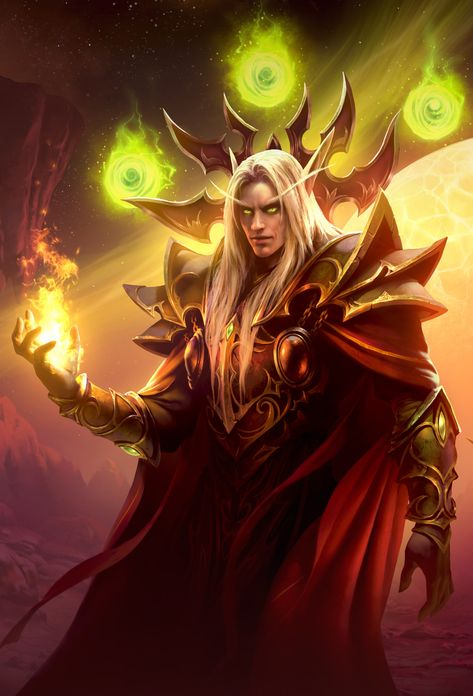 ArtStation - Overlords of Outland, Dmitry Prozorov Wow Mage, Wow Elf, Warlords Of Draenor, World Of Warcraft Characters, Warcraft Characters, Blood Elf, Elf Art, Warcraft Art, Gaming Art