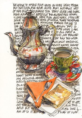 Hanging out in my favorite tearoom again – I was inspired by the Chinese newspaper on the wall to write behind my sketch. And as I was filing it with random text I realised that I had seen something kinda similar doing the week –– Tommy’s sketch of a kiddy’s ride and coloured text background. […] Sketchbook Writing, Chinese Newspaper, Liz Steel, Random Text, Kunstjournal Inspiration, Sketch Note, Travel Art Journal, Travel Sketchbook, Sketch Journal