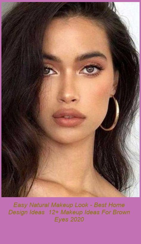 Olive Skin Makeup, Tan Skin Makeup, Easy Natural Makeup, Makeup Ideas For Brown Eyes, Natural Prom Makeup, Wedding Guest Makeup, Minimal Makeup Look, Best Home Design, Best Wedding Makeup