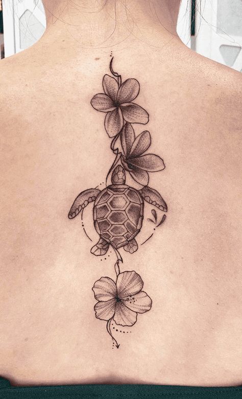 Spine Tattoos For Women Turtle, Sea Turtle Spine Tattoo, Baby Turtles Tattoo, Turtle Spine Tattoo, Turtle Back Tattoo, Small Turtle Tattoos For Women, Tortoise Tattoo Design, Sea Animal Tattoos For Women, Tortoise Tattoos